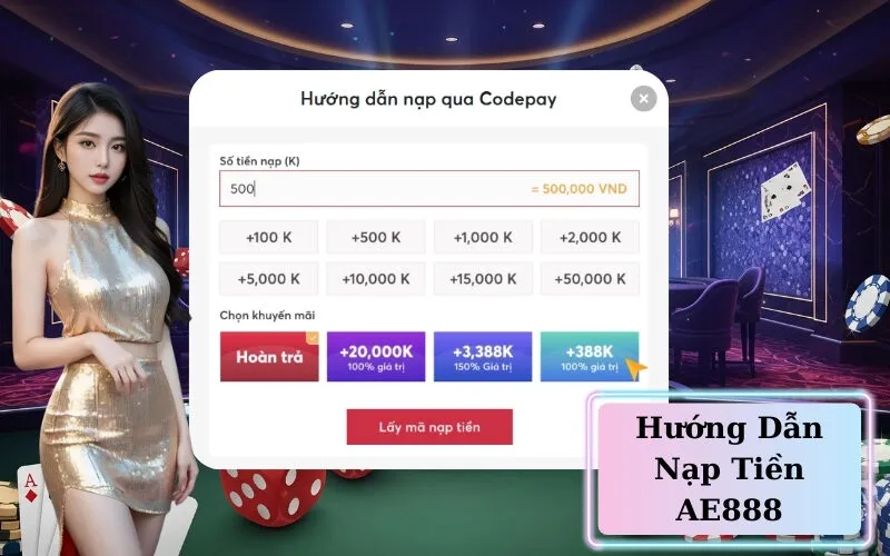 Hướng Dẫn Nạp Tiền AE888