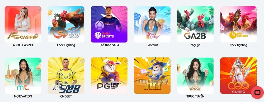 Khám phá kho game "Chủ lực" tạo nên tên tuổi AE888